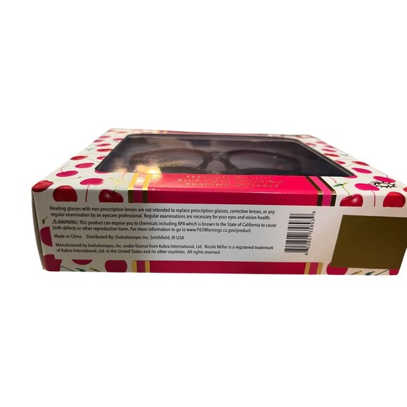 Nicole Miller Reading Glasses Blue Light 2 Pair +2.50 Black Tortoise - Picture 11 of 15